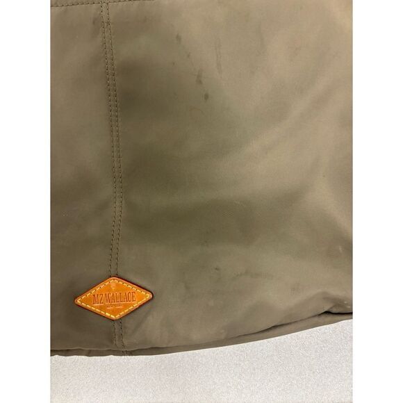 MZ Wallace Andie Bedford Crossbody Satchel Tote Bag in Sage - Picture 6 of 11